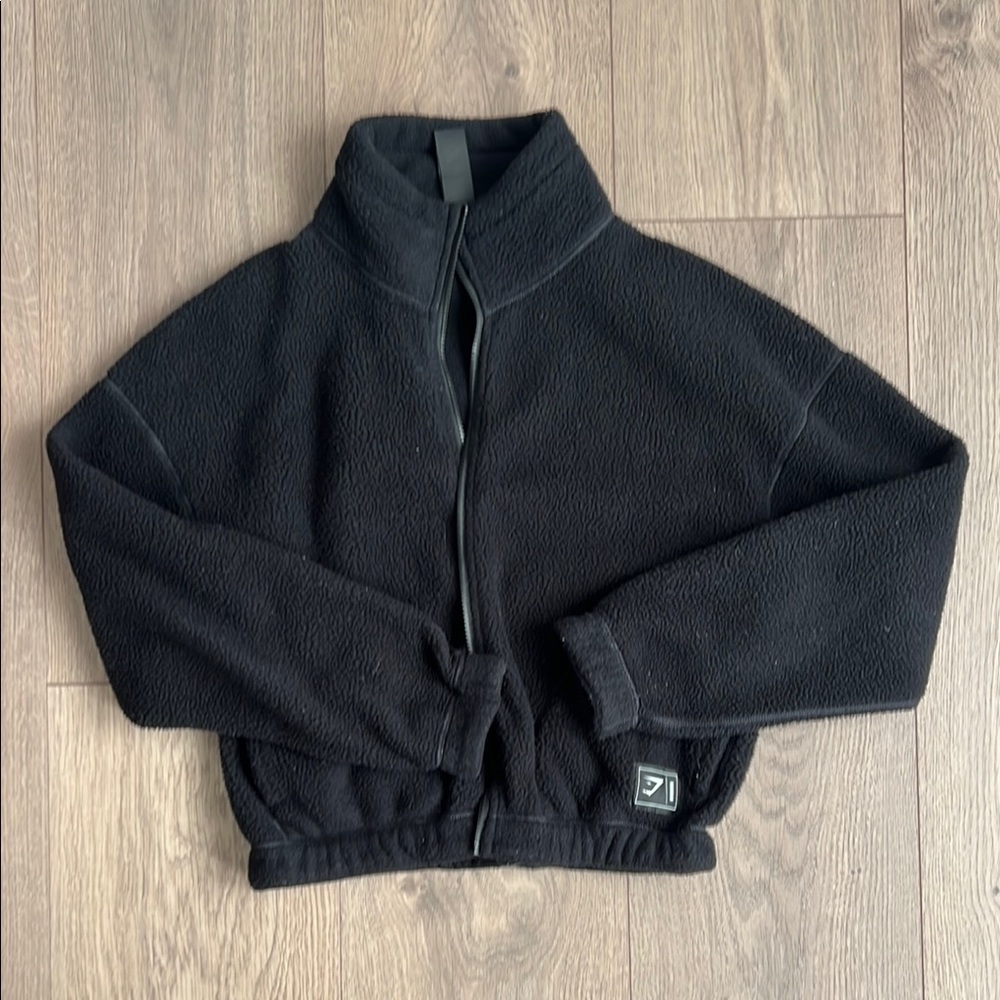 Gymshark Black Fleece Jacket